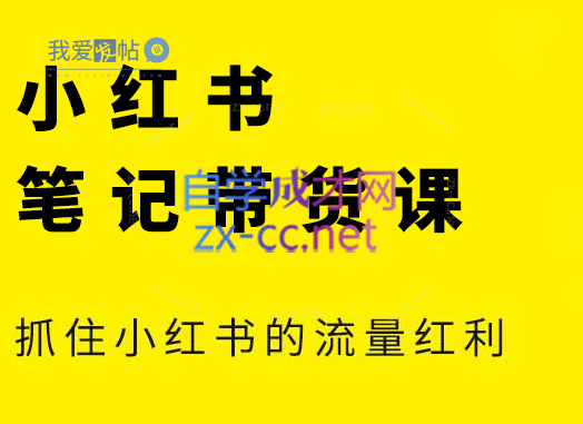 张宾·小红书笔记带货课(更新5月)-我爱发帖
